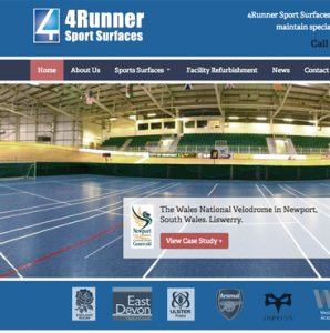 Sports surface website