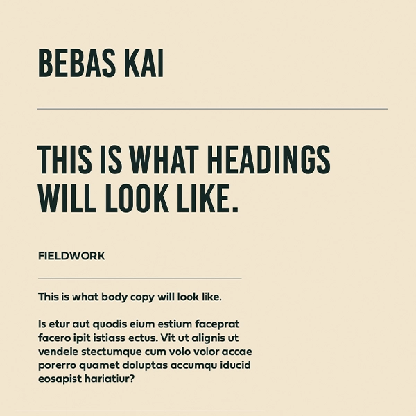 Crossman typography design guidelines