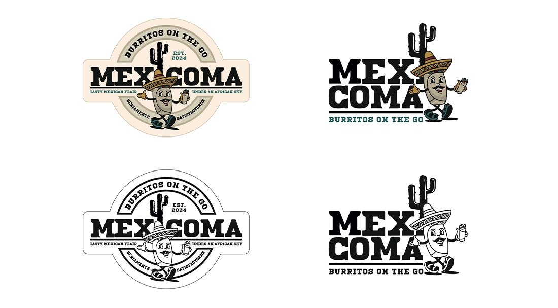 Serveral Mexicoma logo design concepts